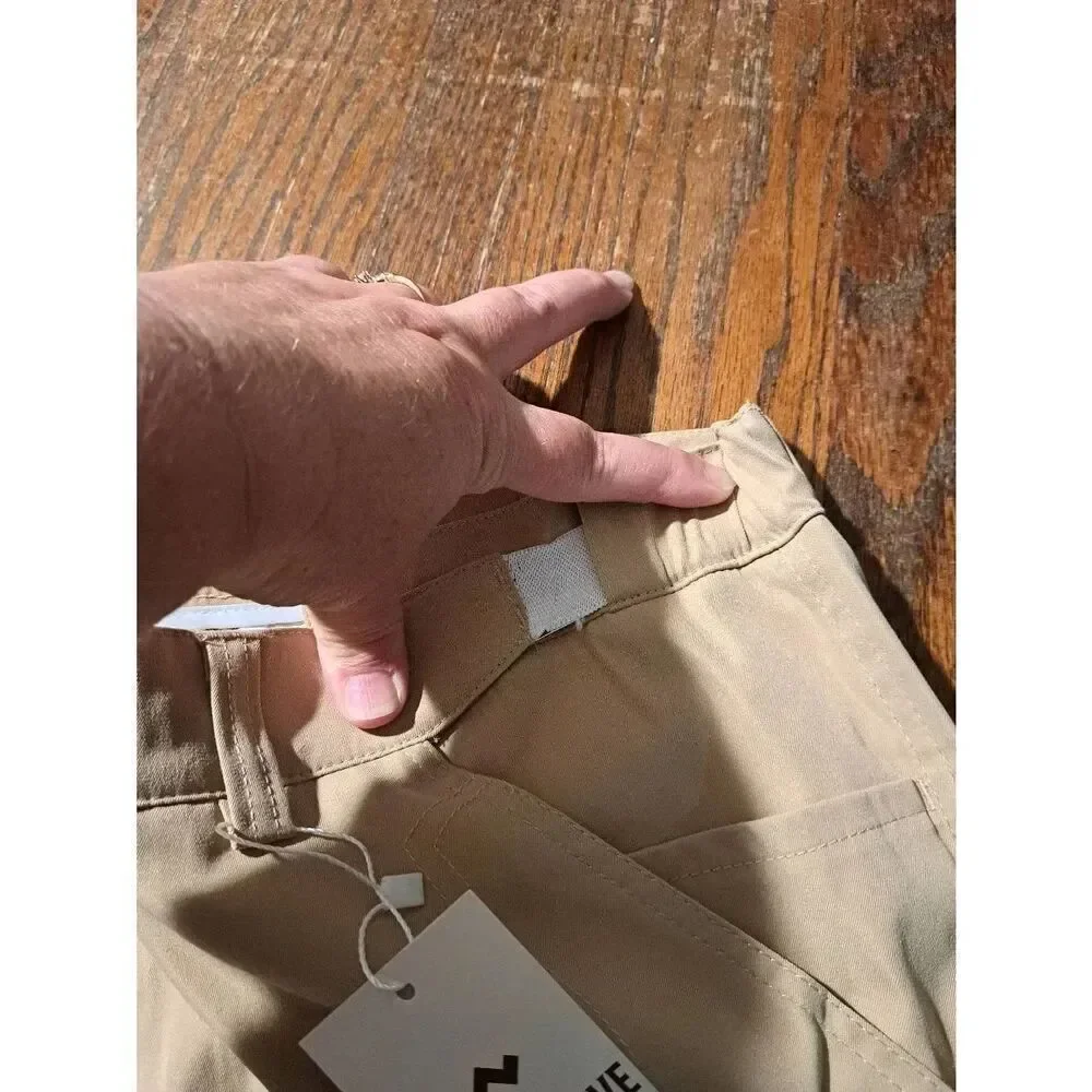 New GlideActive XL 36x29 Khaki Tan Active Pants Stretch Comfort Adjustable Waist